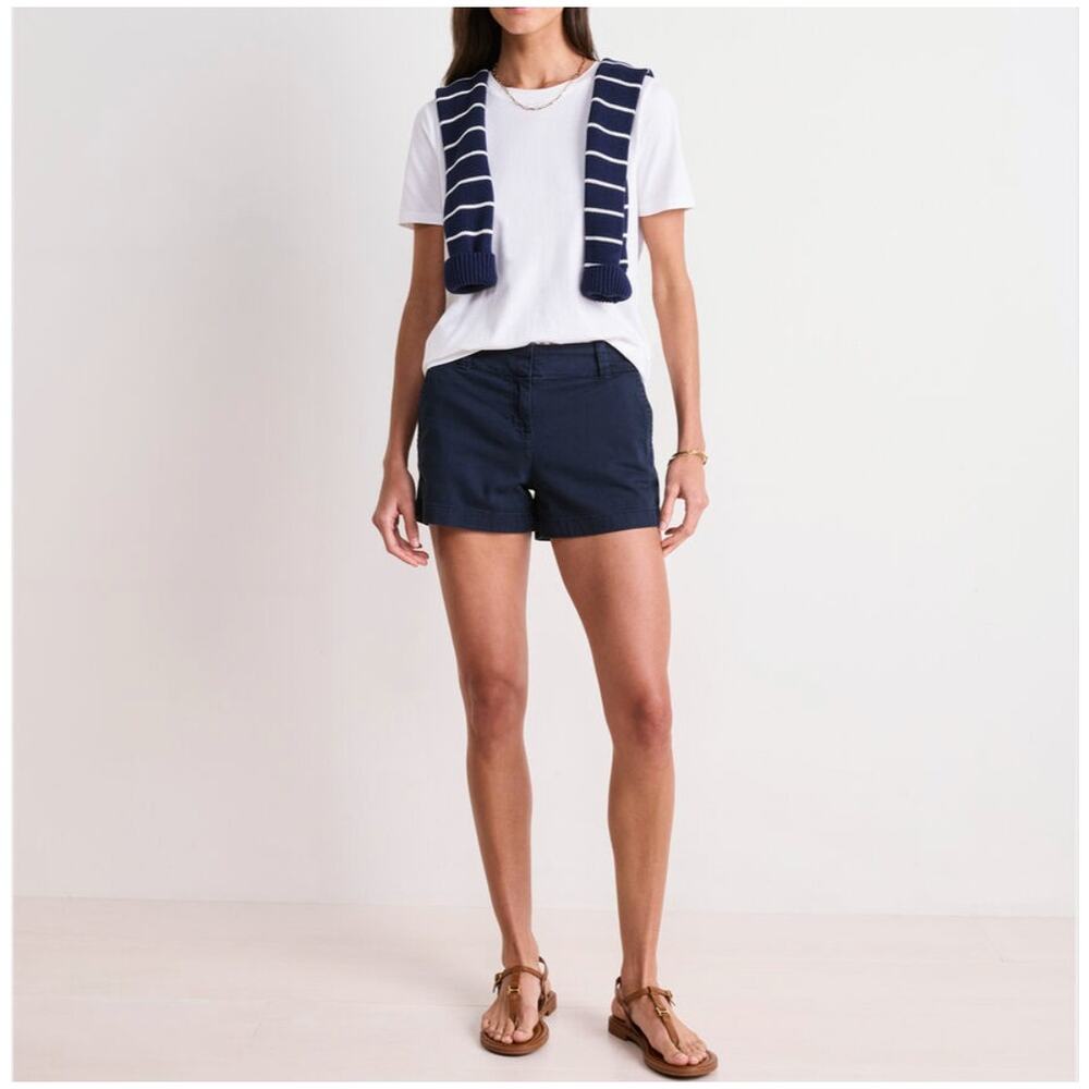 Vineyard Vines Navy Every Day Shorts 3.5" Inseam Cotton Stretch Preppy Size 12